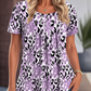 🎉 2026 Sale — Over 29,000 Sold 💞 Women's Printed Round Neck Short Sleeve Top – Casual Blouse 🌸
