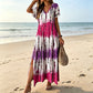 👗 2026 Sale — 28,600 Sold!💛 Women’s Tie Dye V Neck Maxi Dress – Summer Essential 🌈