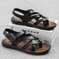 🎉 2026 Sale — Over 31900 Sold! ⏰Men's Roman Style Summer Sandals｜Soft Flexible Sole Casual Beach Walking Shoes ✨