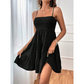 🎉 2026 Sale — Over 32,700 Sold ⏳ Women Smocked Tiered Mini Dress – Adjustable Strap A-Line Dress ✨