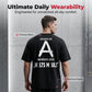 🎉 2026 Sale — Over 35,200 Sold 👕 Men's Back Letter Print Tee – Streetwear Top 🛹