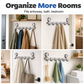 🎉 2026 Sale — Over 26400 Sold! 🚪Suction Cup Over Door Hook Rack｜No Drill, Tool-Free Entryway Storage Organizer ✨