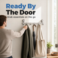 🎉 2026 Sale — Over 26400 Sold! 🚪Suction Cup Over Door Hook Rack｜No Drill, Tool-Free Entryway Storage Organizer ✨