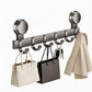 🎉 2026 Sale — Over 26400 Sold! 🚪Suction Cup Over Door Hook Rack｜No Drill, Tool-Free Entryway Storage Organizer ✨