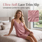 🎉 2026 Sale — Over 31,000 Sold! 🌙 Lace V-Neck Nightdress – Loungewear Essential 💤