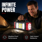 🎉 2026 Sale — Over 30100 Sold! ⏰ Multifunctional Portable Handheld Spotlight｜LED & COB Dual Light Outdoor Searchlight ✨