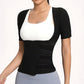 🎉 2026 Sale — Over 25,000 Sold 💞 Thermal Compressive Body Shaper – Fitness Workout Top 🌸