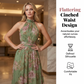 🎉 2026 Sale — Over 33,900 Sold ⏰ Women Floral Halter Neck Maxi Dress – Occasion Long Dress 🌸