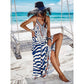 🎉 2026 Sale — Over 39,400 Sold 🐆 Women's Animal Print Backless Halter Maxi Dress – Beach Outfit 🌴
