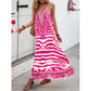 🎉 2026 Sale — Over 39,400 Sold 🐆 Women's Animal Print Backless Halter Maxi Dress – Beach Outfit 🌴