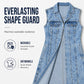 🎉 2026 Sale — Over 31,500 Sold 🧥 Women Sleeveless High Slit Denim Vest Dress – Patchwork Longline Jean Waistcoat ✨