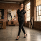 🎉 2026 Sale — Over 34,600 Sold 💖 Women's V-Neck Heart Print Top – Summer Casual Blouse 👗