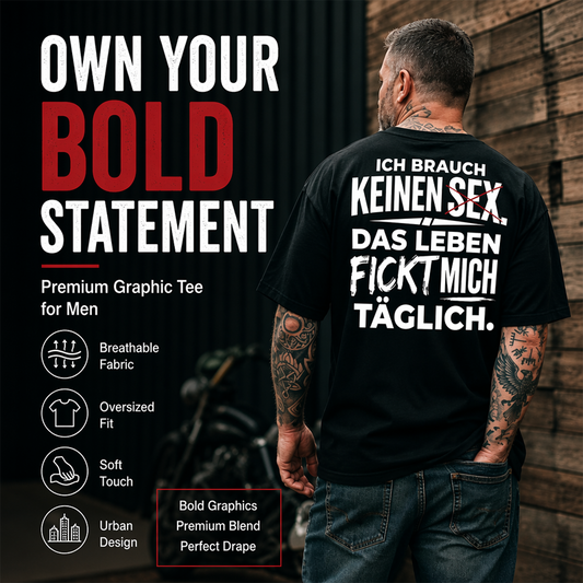 🎉 LIMITED TIME 50% OFF! 😂 Men’s German Slogan Tee – Bold Humor, Zero Filter 🍺