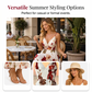 🎉 2026 Sale — Over 36,000 Sold 💞 Women Floral Spaghetti Strap Maxi Dress – Summer Vacation Outfit 🌸