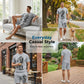 🎉 2026 Sale — Over 24,000 Sold 💞 Men Father-Son Printed Two-Piece Set – Summer Casual Outfit 👨