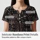 🎉 2026 Sale — Over 27,900 Sold ⏰ Women Plus Size V-Neck Printed Top – Relaxed Loose Fit Daily Blouse 🌸