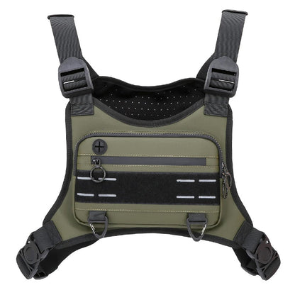 🎉 2026 Sale — Over 24,300 Sold!🎒 Lightweight Breathable Outdoor Chest Pack – Hands-Free Sling Chest Bag for Running, Cycling & Hiking ✨