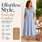 🎉 2026 Sale — Over 28,000 Sold 💞 Women's Casual Striped Relaxed Fit Dress – Summer Daily Dress 🌸