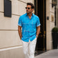 🎉 2026 Sale — Over 31,500 Sold 🌴 Men Geometric Print Relaxed Button Down Shirt – Vacation Casual Top 👔