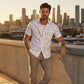 🎉 2026 Sale — Over 31,500 Sold 🌴 Men Geometric Print Relaxed Button Down Shirt – Vacation Casual Top 👔