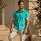 🎉 2026 Sale — Over 31,500 Sold 🌴 Men Geometric Print Relaxed Button Down Shirt – Vacation Casual Top 👔