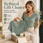 🎉 2026 Sale — Over 29,100 Sold 🧚 Women Slim Fit Scalloped Lace V-Neck Short Sleeve Top – Elegant Daily Blouse 🌸
