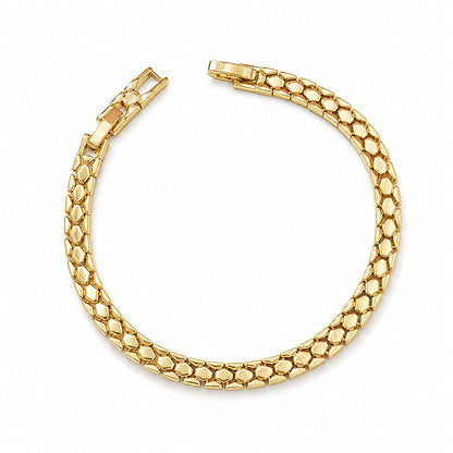 🎉 2026 Sale — Over 13,000 Sold! 💞 Women's Elegant Gold Snake Scale Chain Bracelet – Versatile Daily Wrist Jewelry ✨