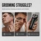 🎉 2026 Sale — Over 35600 Sold! 🪒Men’s 2-in-1 Body Hair Trimmer｜Ceramic Blade Electric Groin & Body Groomer with Charging Base ✨