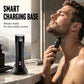 🎉 2026 Sale — Over 35600 Sold! 🪒Men’s 2-in-1 Body Hair Trimmer｜Ceramic Blade Electric Groin & Body Groomer with Charging Base ✨