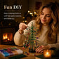 🎉 2026 Sale — Over 21800 Sold! 🎄DIY Beaded Christmas Tree Craft Kit｜Tabletop Handmade Holiday Decoration Gift ✨