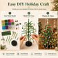 🎉 2026 Sale — Over 21800 Sold! 🎄DIY Beaded Christmas Tree Craft Kit｜Tabletop Handmade Holiday Decoration Gift ✨