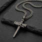 🎉 2026 Sale — Over 26,300 Sold! ⛓️Men's Vintage Nail Cross Pendant Necklace｜Gothic Streetwear Alloy Necklace ✨