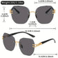 🎉 2026 Sale — Over 27400 Sold!💞 Statement Rimless Sunglasses‑Stylish 😎