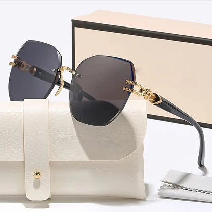 🎉 2026 Sale — Over 27400 Sold!💞 Statement Rimless Sunglasses‑Stylish 😎