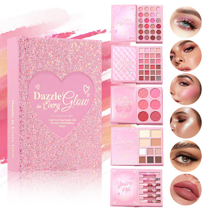 🎉 2026 Sale — Over 36100 Sold! 📢All-in-One Book Style Makeup Palette Set｜Eyeshadow Blush Contour Lip Gloss Complete Cosmetic Kit ✨