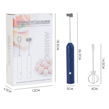 🎉 2026 Sale — Over 30800 Sold! ⏰3-Speed Adjustable Handheld Milk Frother | USB Rechargeable with 2 Replaceable Whisks ✨
