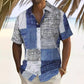 📢 2026 Sale — Over 34600 Sold!⏰Men's Contrast Color Pattern Shirt – Loose Fit 👔