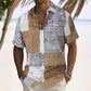 📢 2026 Sale — Over 34600 Sold!⏰Men's Contrast Color Pattern Shirt – Loose Fit 👔