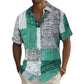 📢 2026 Sale — Over 34600 Sold!⏰Men's Contrast Color Pattern Shirt – Loose Fit 👔