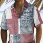 📢 2026 Sale — Over 34600 Sold!⏰Men's Contrast Color Pattern Shirt – Loose Fit 👔