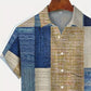 📢 2026 Sale — Over 34600 Sold!⏰Men's Contrast Color Pattern Shirt – Loose Fit 👔