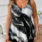 🏖️ 2026 Sale — Over 29700 Sold!✨Women's Plus Size Printed Two-Piece Swimsuit 💙