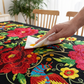 2026 Sale — Over 24800 Sold!🌟Scalloped Edge Floral Tablecloth – Waterproof ✨