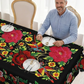 2026 Sale — Over 24800 Sold!🌟Scalloped Edge Floral Tablecloth – Waterproof ✨