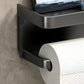 🎉 2026 Sale — Over 31500 Sold! ⏰Drill-Free Wall-Mounted Toilet Paper Holder with Storage Shelf｜Waterproof Bathroom Organizer ✨
