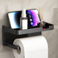 🎉 2026 Sale — Over 31500 Sold! ⏰Drill-Free Wall-Mounted Toilet Paper Holder with Storage Shelf｜Waterproof Bathroom Organizer ✨