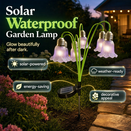 📢 2026 Sale — Over 33700 Sold!⏰Solar Tulip Flower Lights, Outdoor Garden Decor 🌷