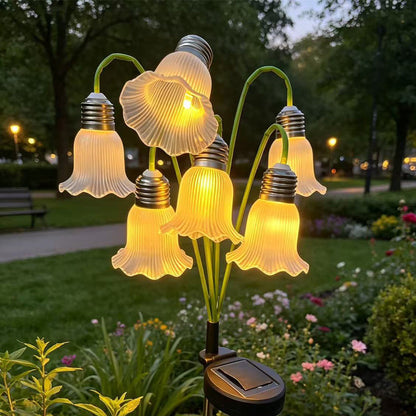 📢 2026 Sale — Over 33700 Sold!⏰Solar Tulip Flower Lights, Outdoor Garden Decor 🌷