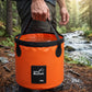 🎉 2026 Sale — Over 28600 Sold!💞 Portable Folding Outdoor Bucket‑Space‑Saving