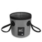 🎉 2026 Sale — Over 28600 Sold!💞 Portable Folding Outdoor Bucket‑Space‑Saving